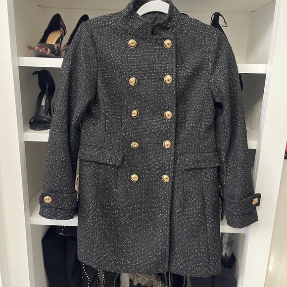 NWT Ann Taylor Double Breasted Tweed Military Coat
Size XS Petite - Picture 15 of 15